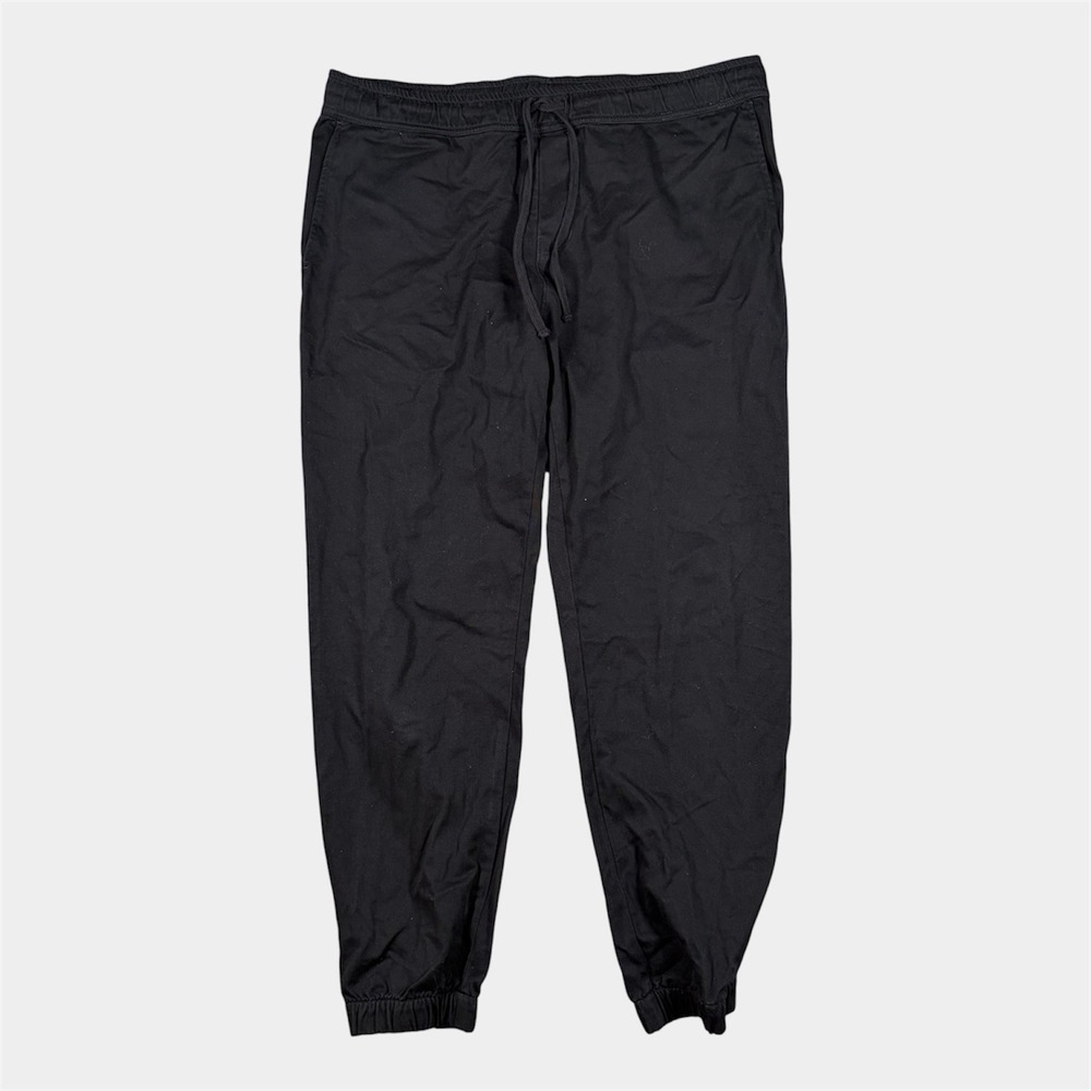American Giant Sweatpants Mens XL Black Joggers Drawstring Made in USA Gym